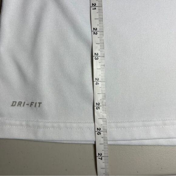 Nike Dri-Fit Top, White, M - Picture 6 of 7